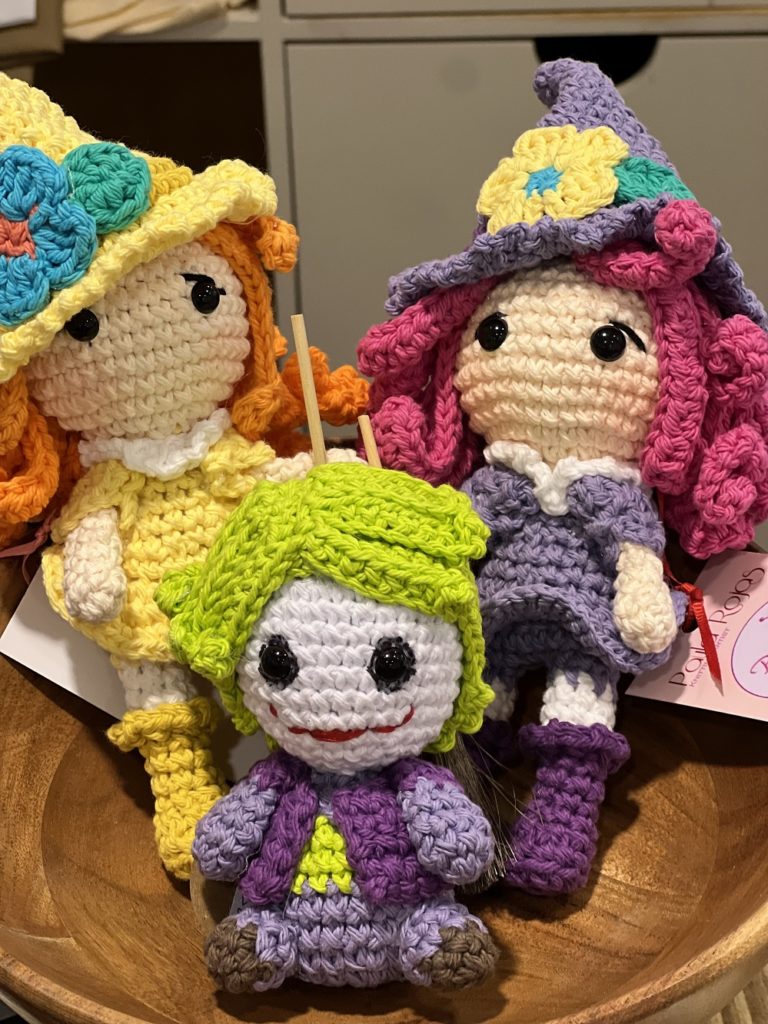 Amigurumis - Halloween witches and The Joker